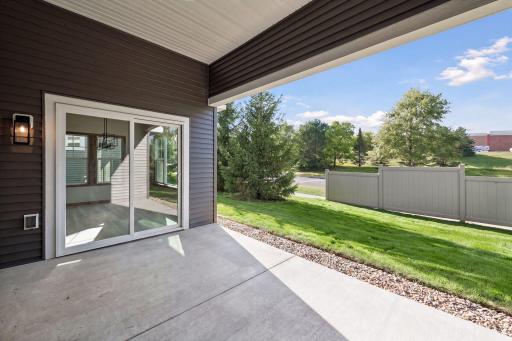 Enjoy outdoor leisure from a covered patio with a phantom screen - new photos with install are coming soon!