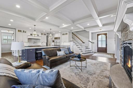 Main level great room and kitchen are always the heart of the home. Picture yourself and your family entertaining or enjoying everyday life in this welcoming space.