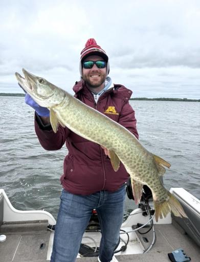 Another family catch close by the home on Lake Waconia. This could be you and this fish could hang on your wall.