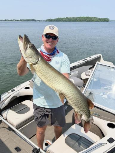 Lake Waconia - Caught right out from dock slip. If you're an avid fisherman who loves fishing and the water, this home offers and incredible experience to enjoy your favorite past time.