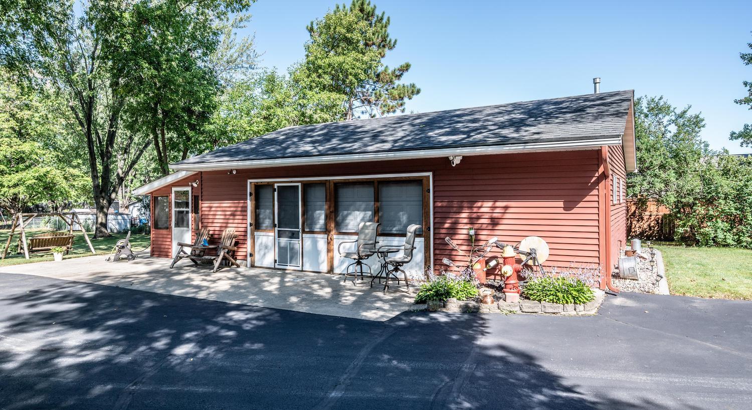 Detached oversized two car garage - insulated and heated