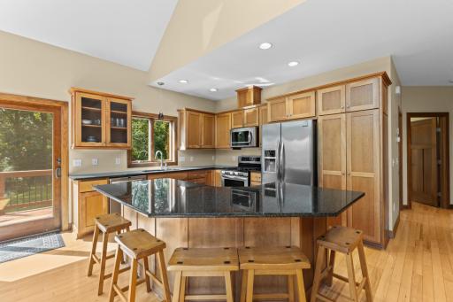 Kitchen with center island