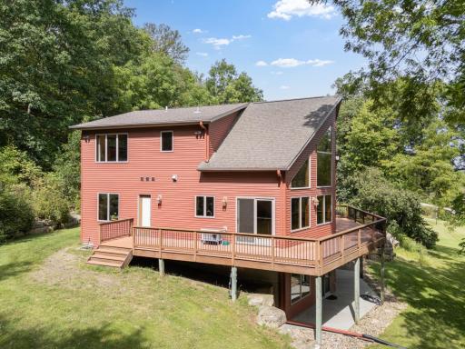 Wrap around deck