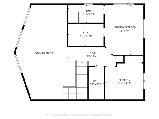 Third floor plan