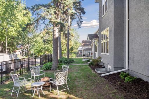 Spacious, fully-fenced yard on corner lot!