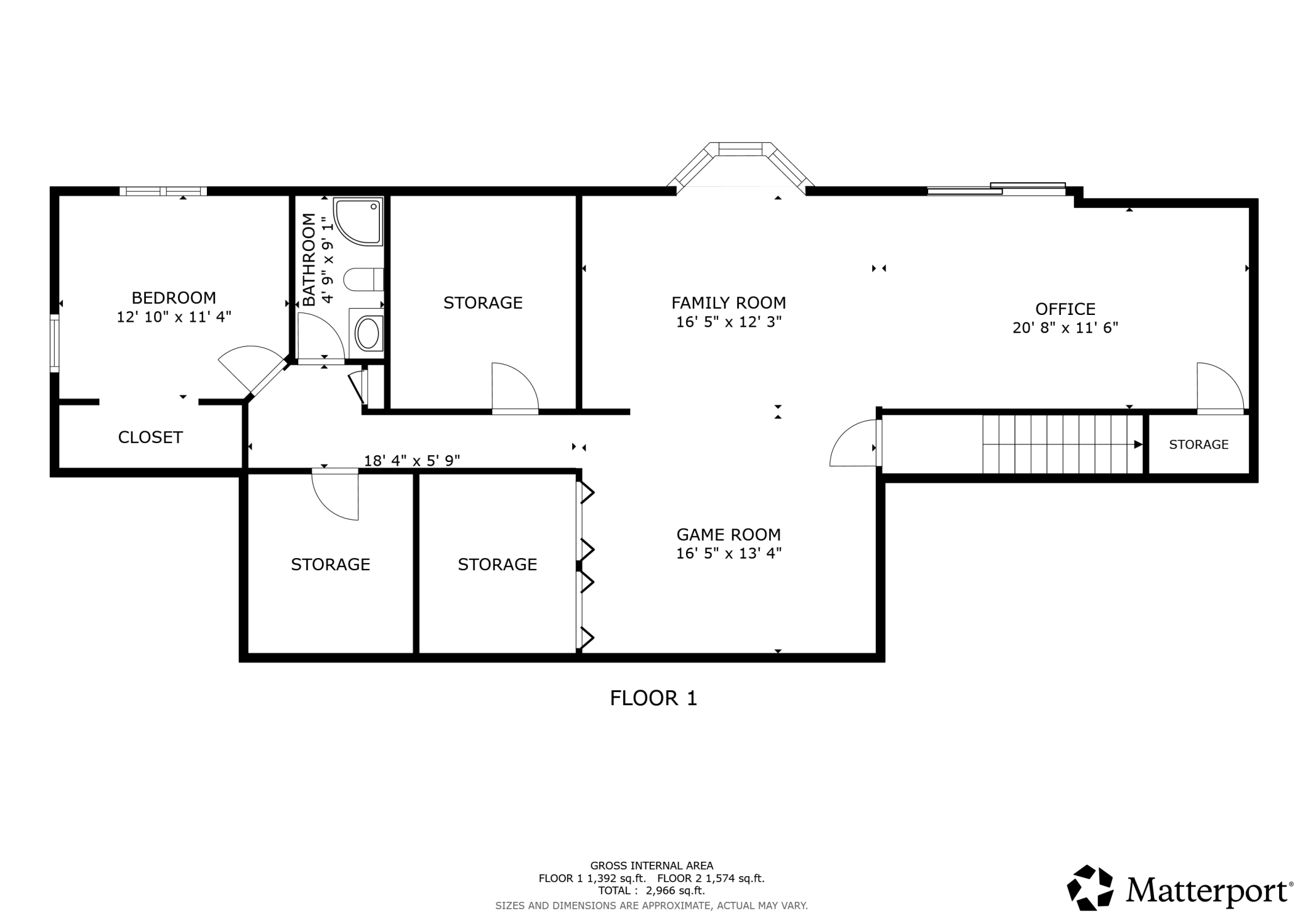 Lower Level Floor Plan 6649 Buckingham Rd
