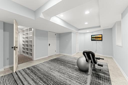 Bonus room for exercise, guests, or hobby room