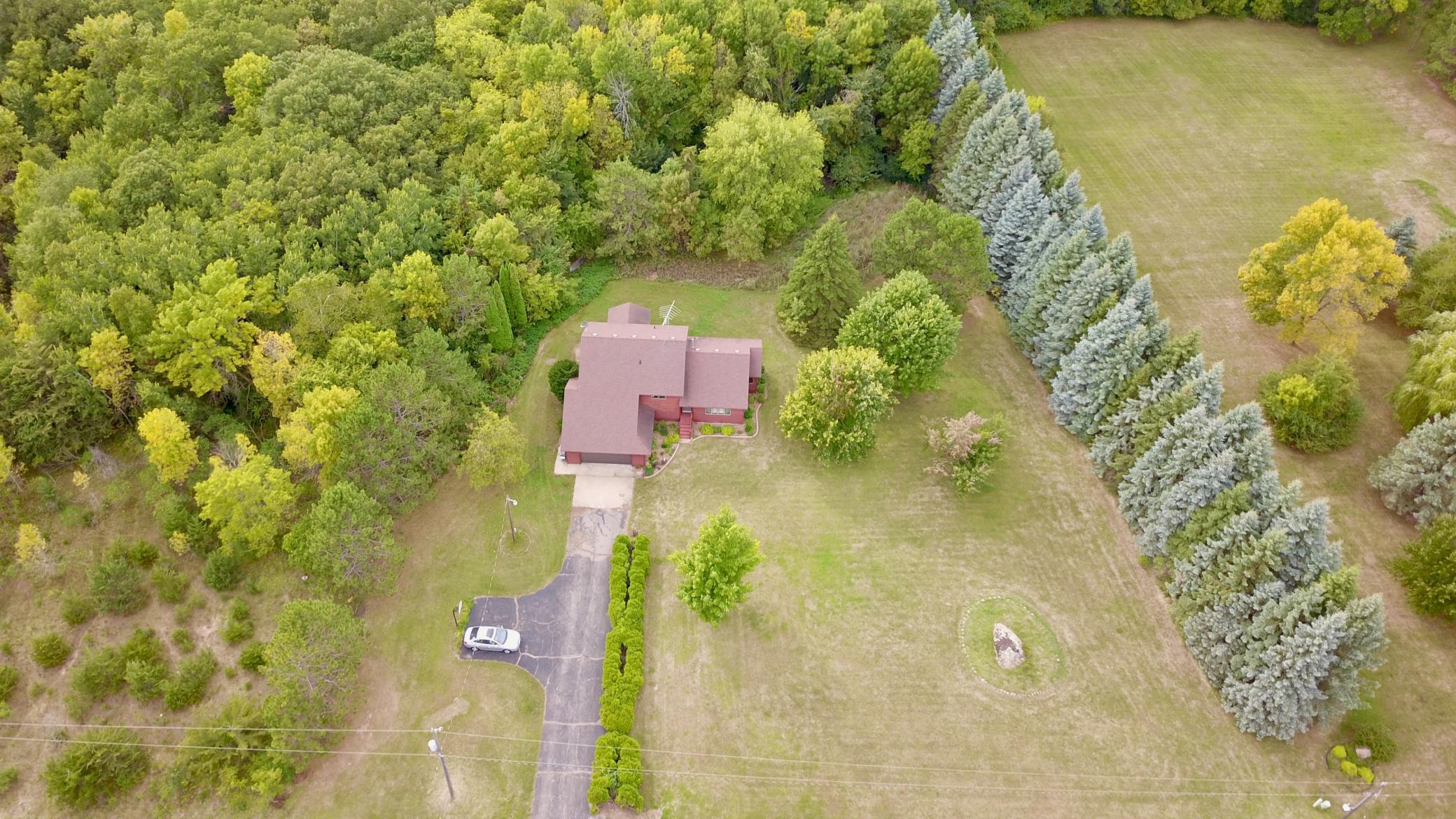 Overhead views of 3 acre parcel.