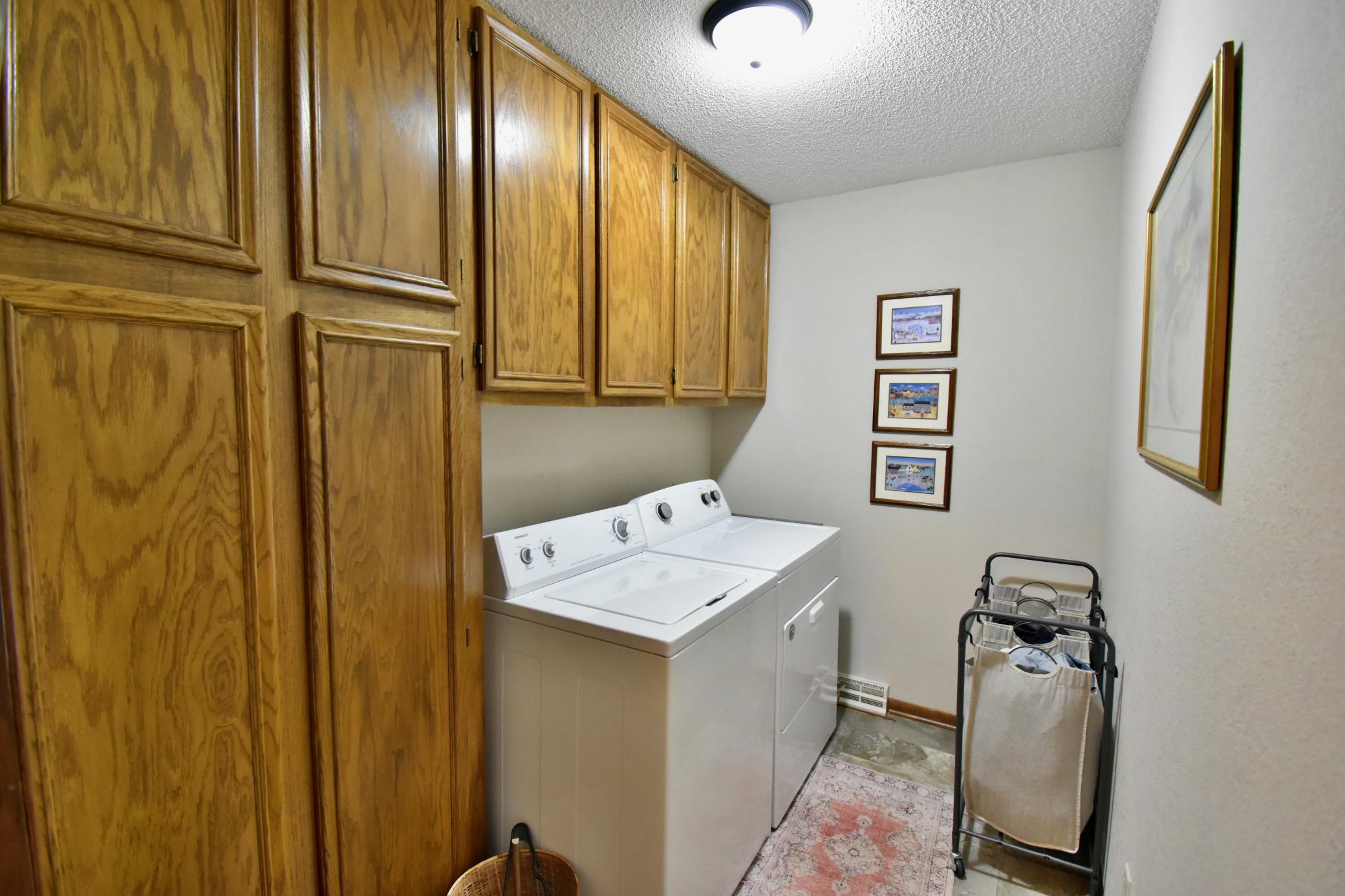 Upper level laundry. Conveniently located on same level as all bedrooms. Great storage too!