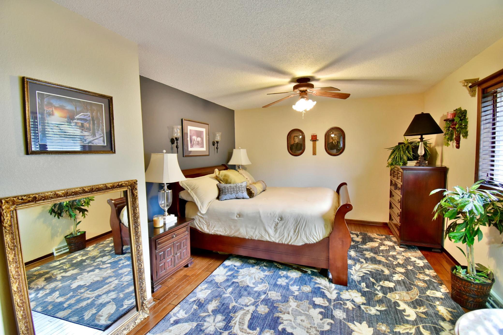 Upper level primary bedroom.