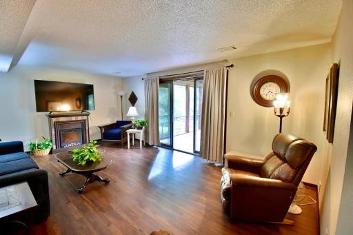 Family room walks out to a nice size screen porch.