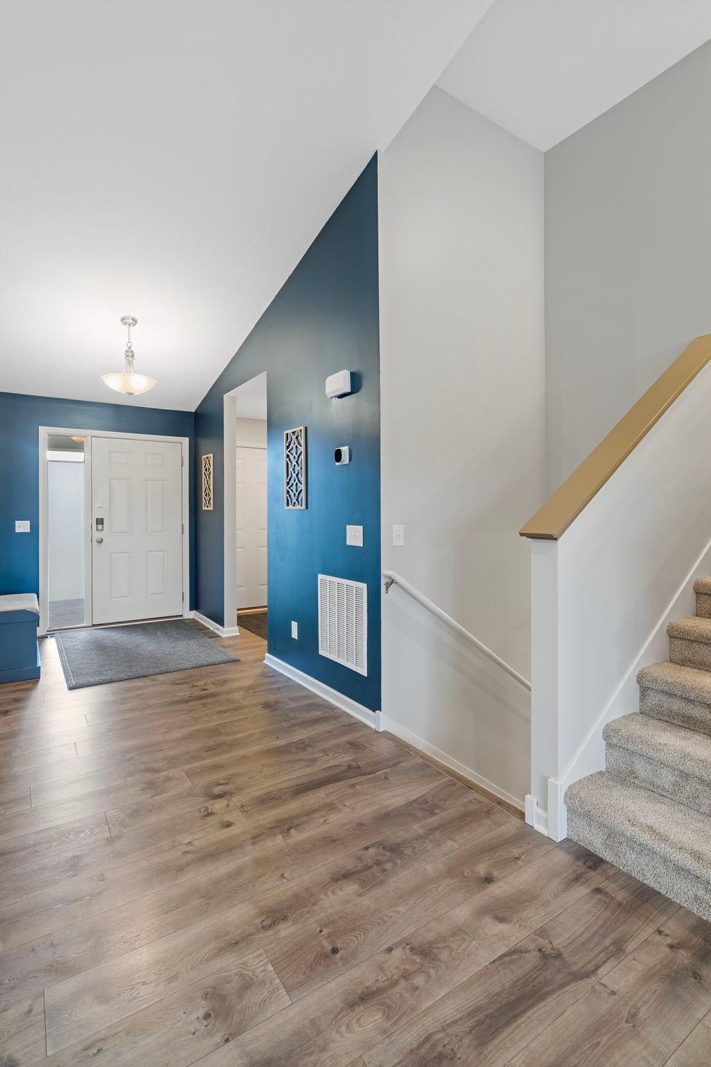 Large guest entry & large private entry from garage w/huge closet!