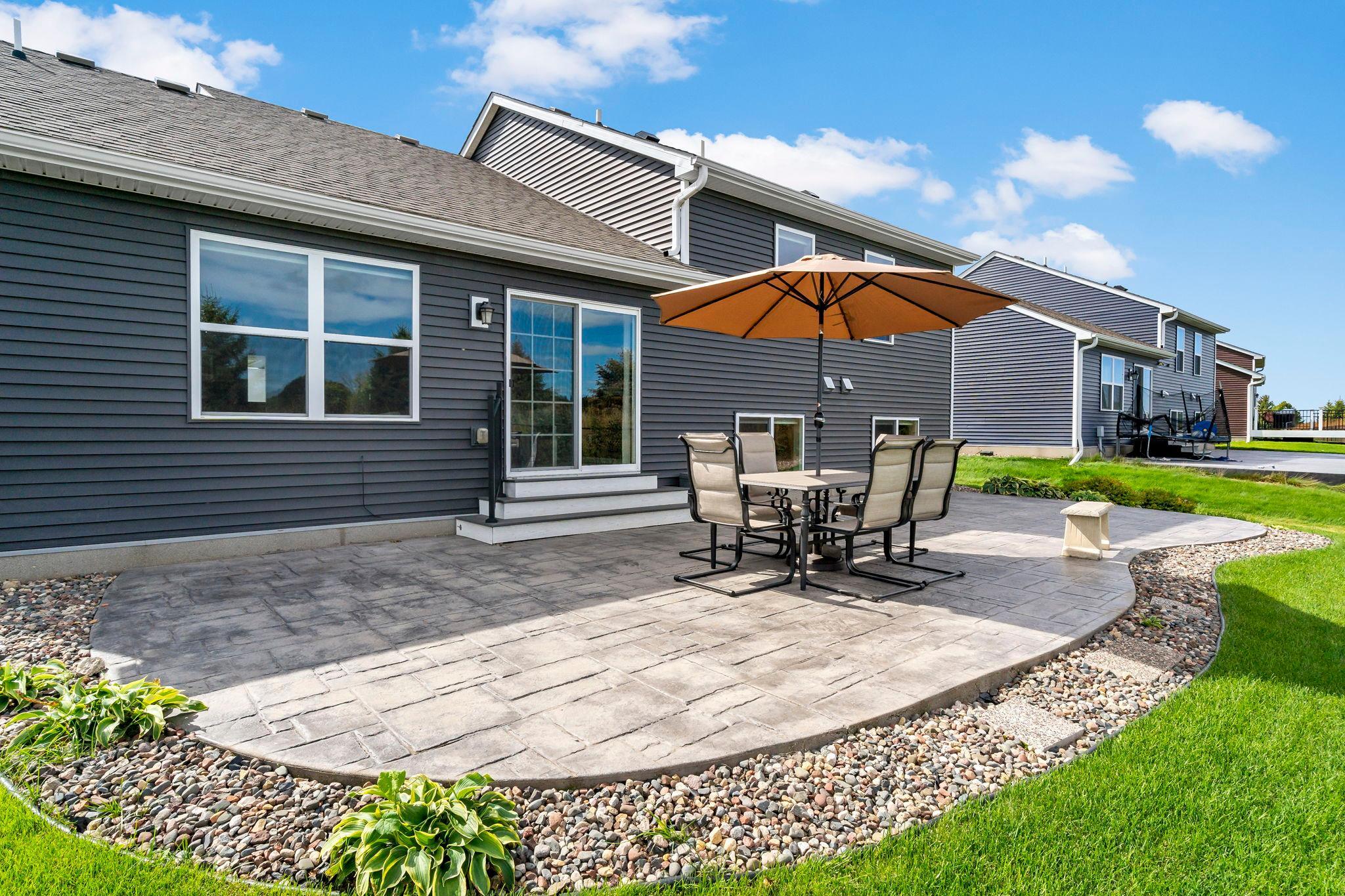 Awesome Concrete Stamped Patio