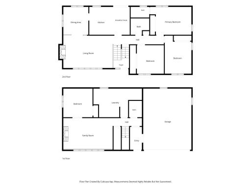 Floor plans both levels