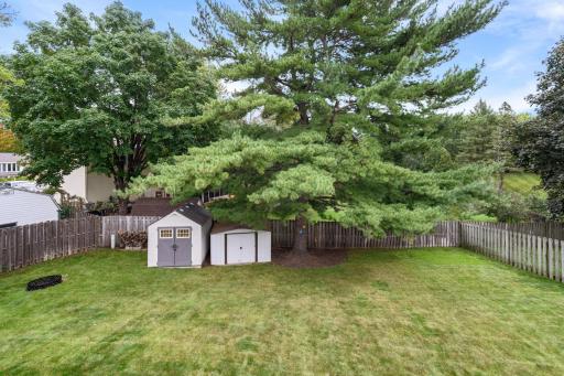 2 storage sheds with wood floors
