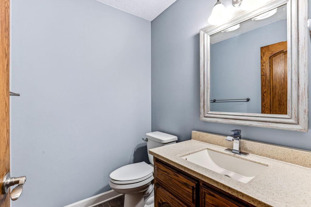 Main level half bath