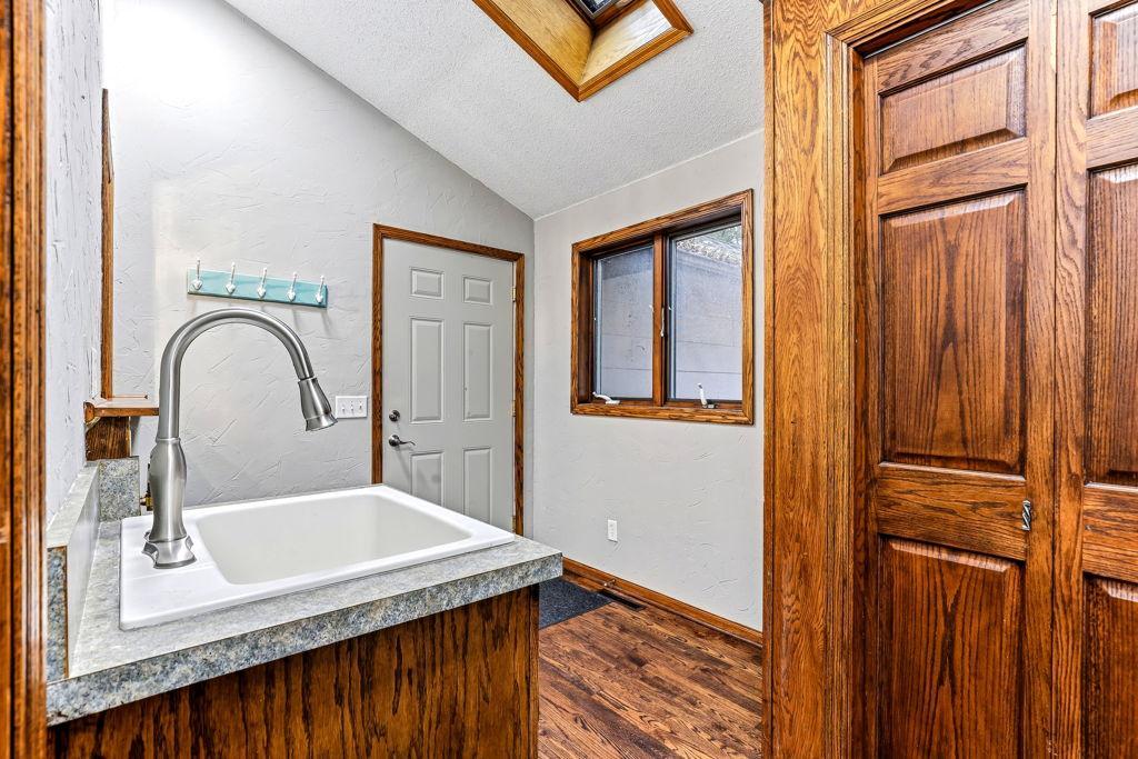 Off the garage mudroom
