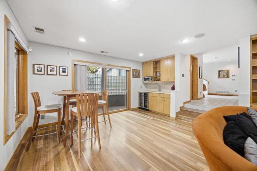 41- Wet bar area conveniently off the covered seating area leading to pool.