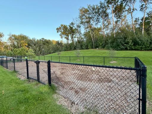 Community dog park with plenty of room for your four-legged friends to run and play.
