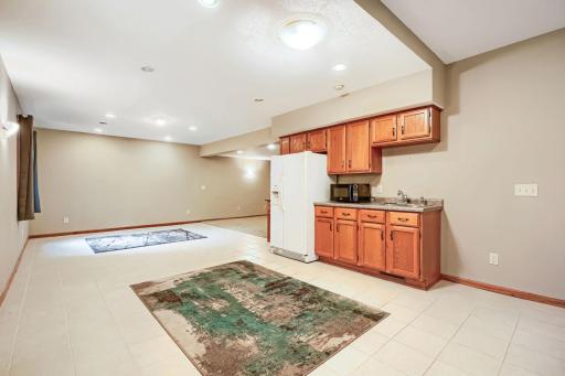 Included is a small kitchenette for entertaining or to accommodate overnight guests.
