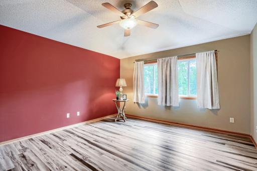 The primary bedroom includes a ensuite bath.