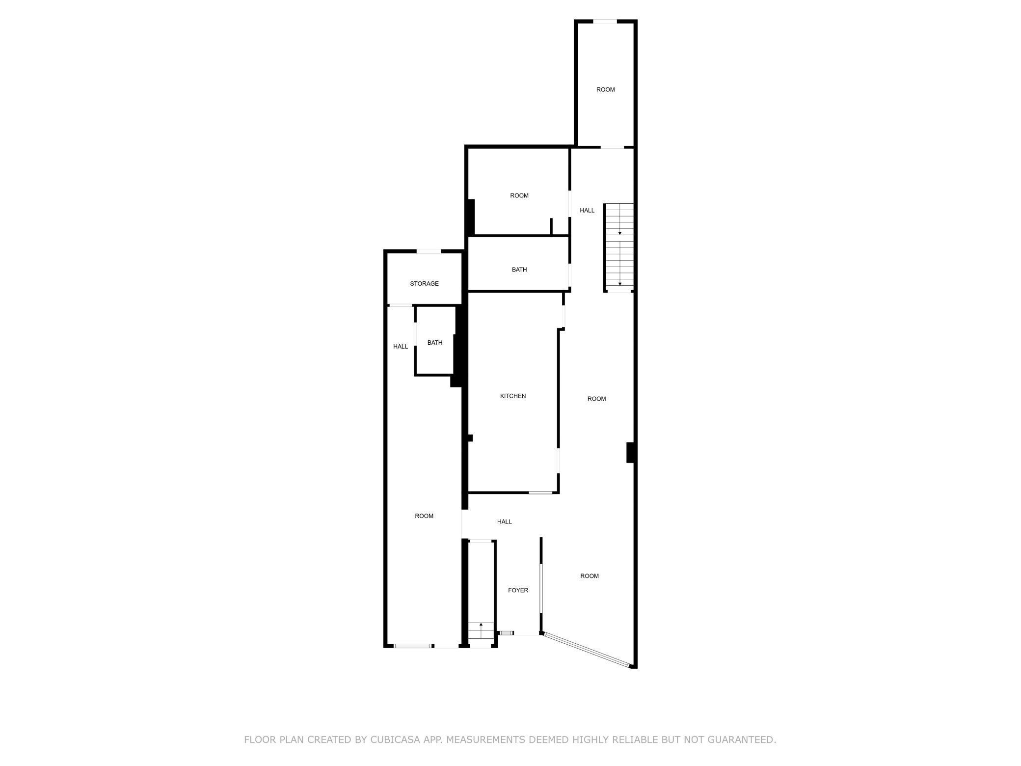 Main level floor plan