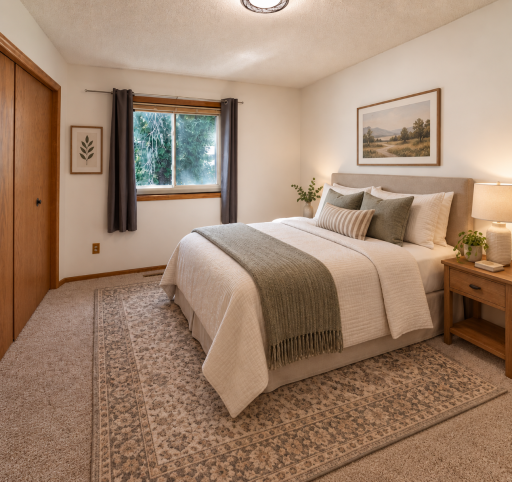 Second main level bedroom *virtually staged