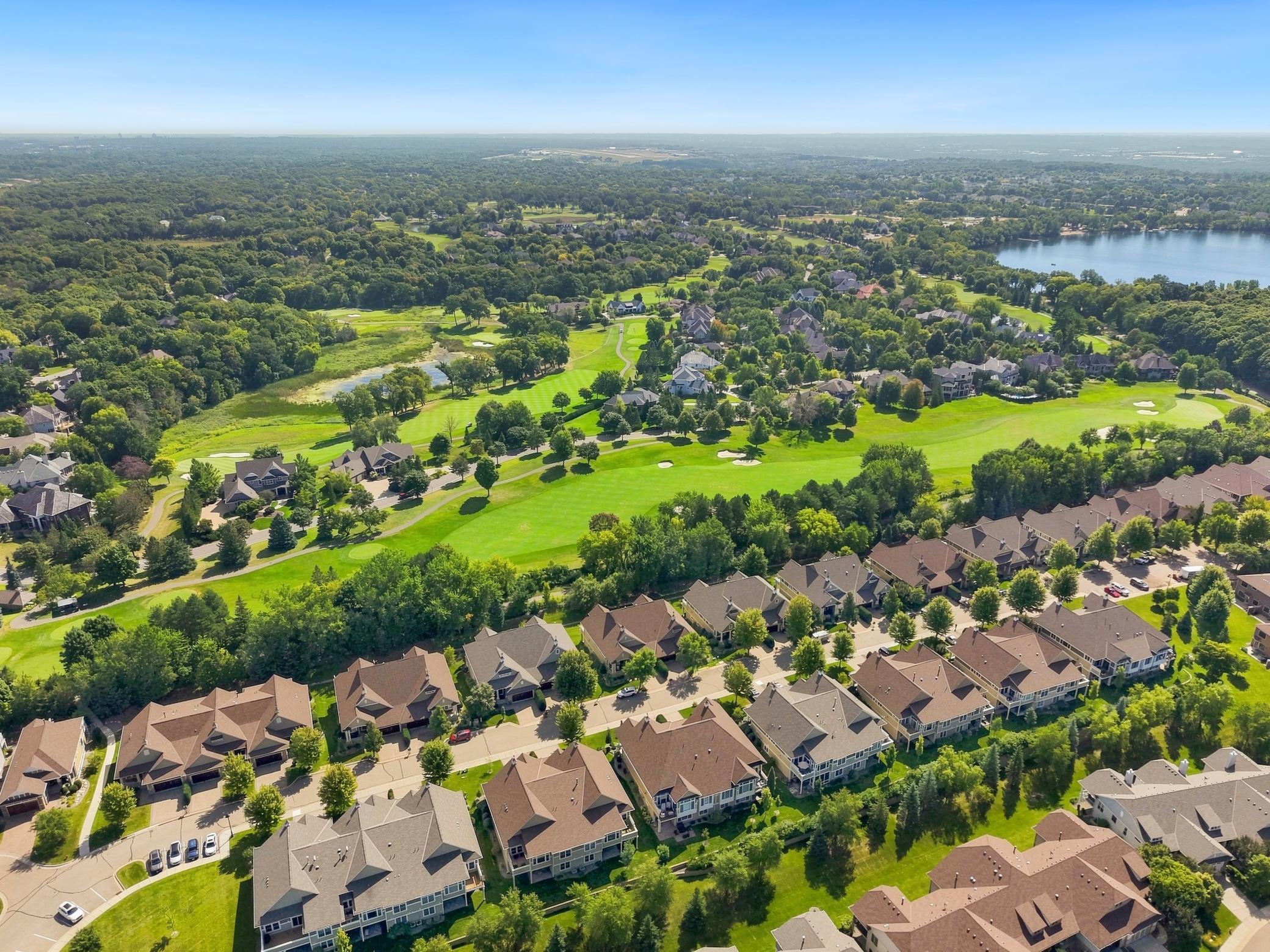 Aerial - Golf Course and Lake
