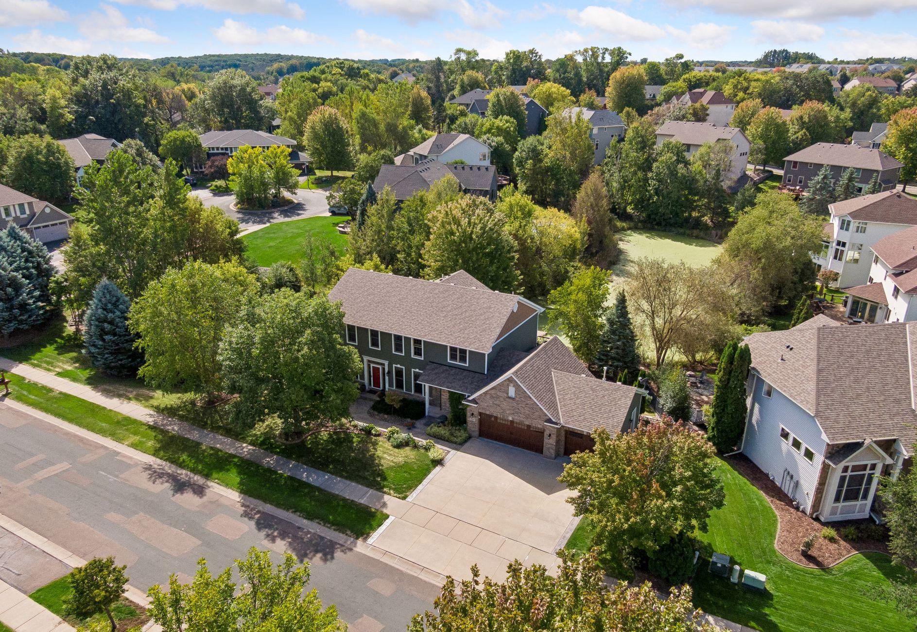 Two-story on a pond lot in The Preserve at Nottingham