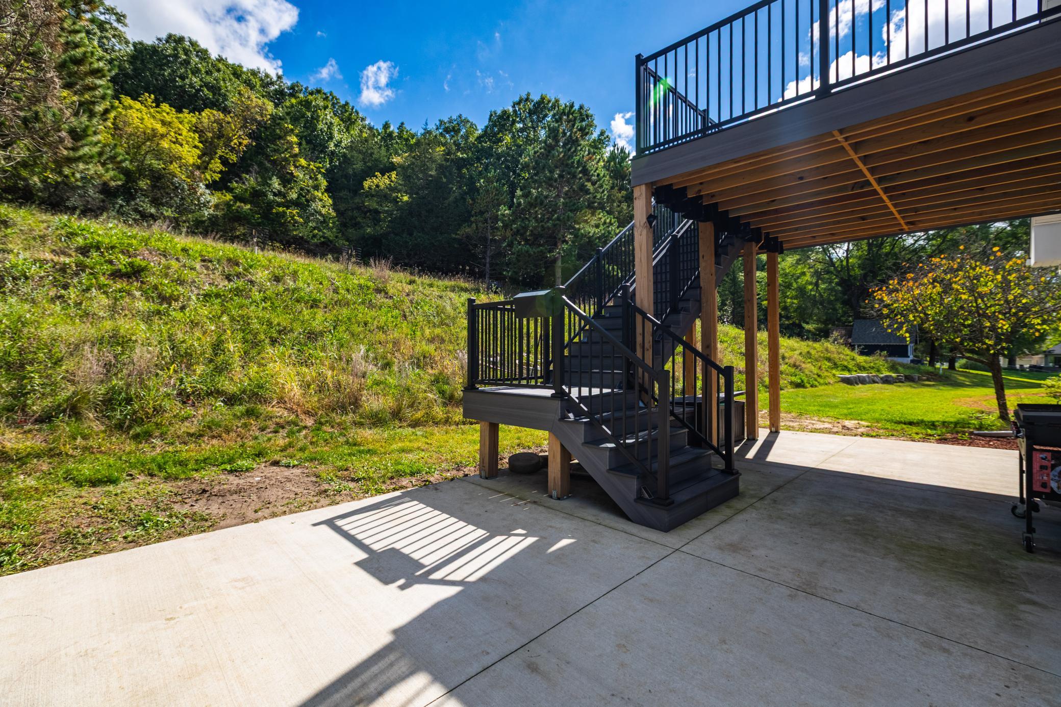 REAR PATIO/MOTHER IN LAW DECK AREA