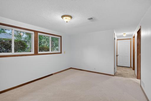 Garage access from lower family room