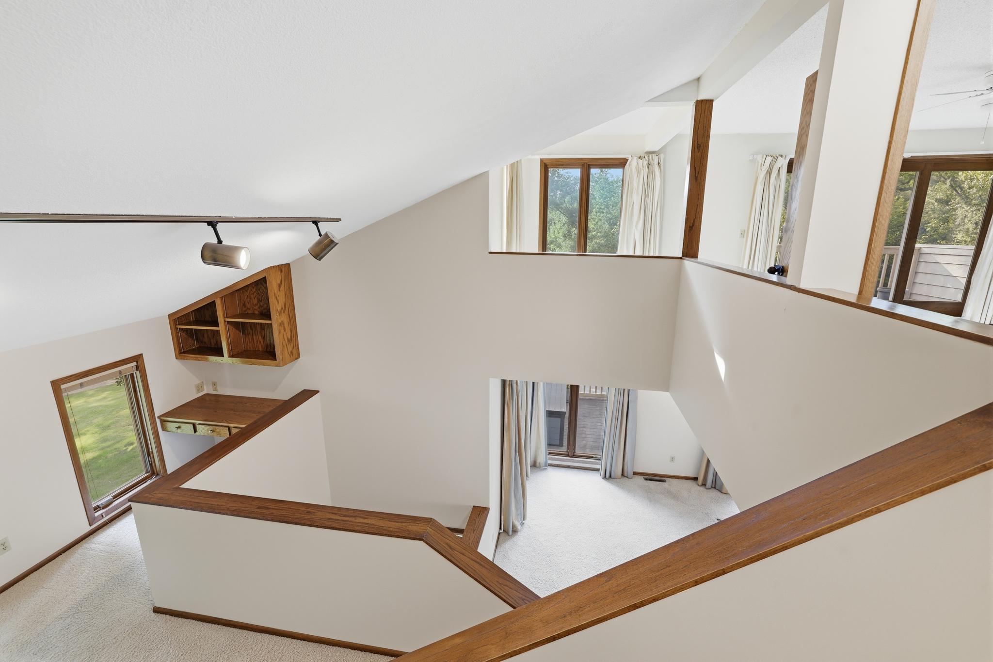 View from upper level
