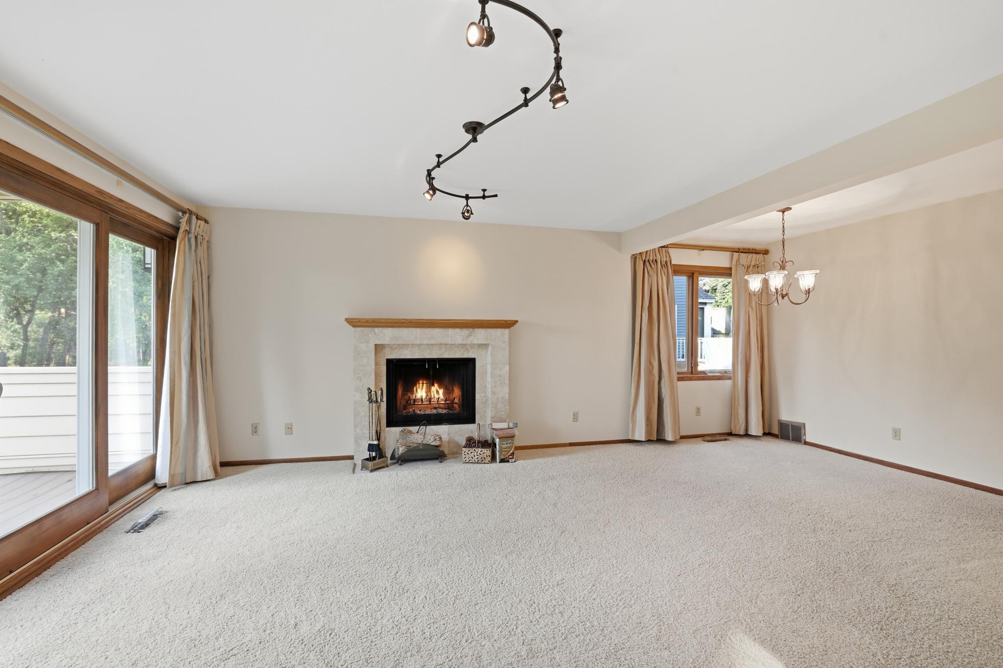 Fireplace main floor