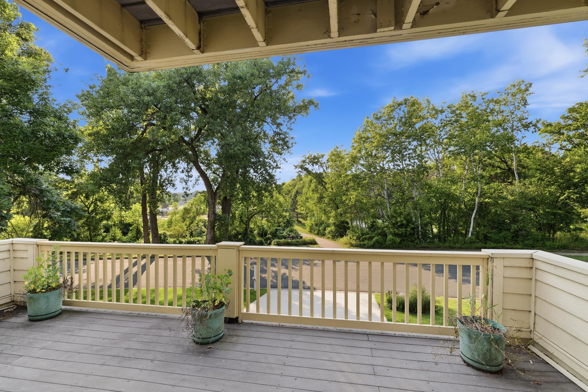 Deck off living room