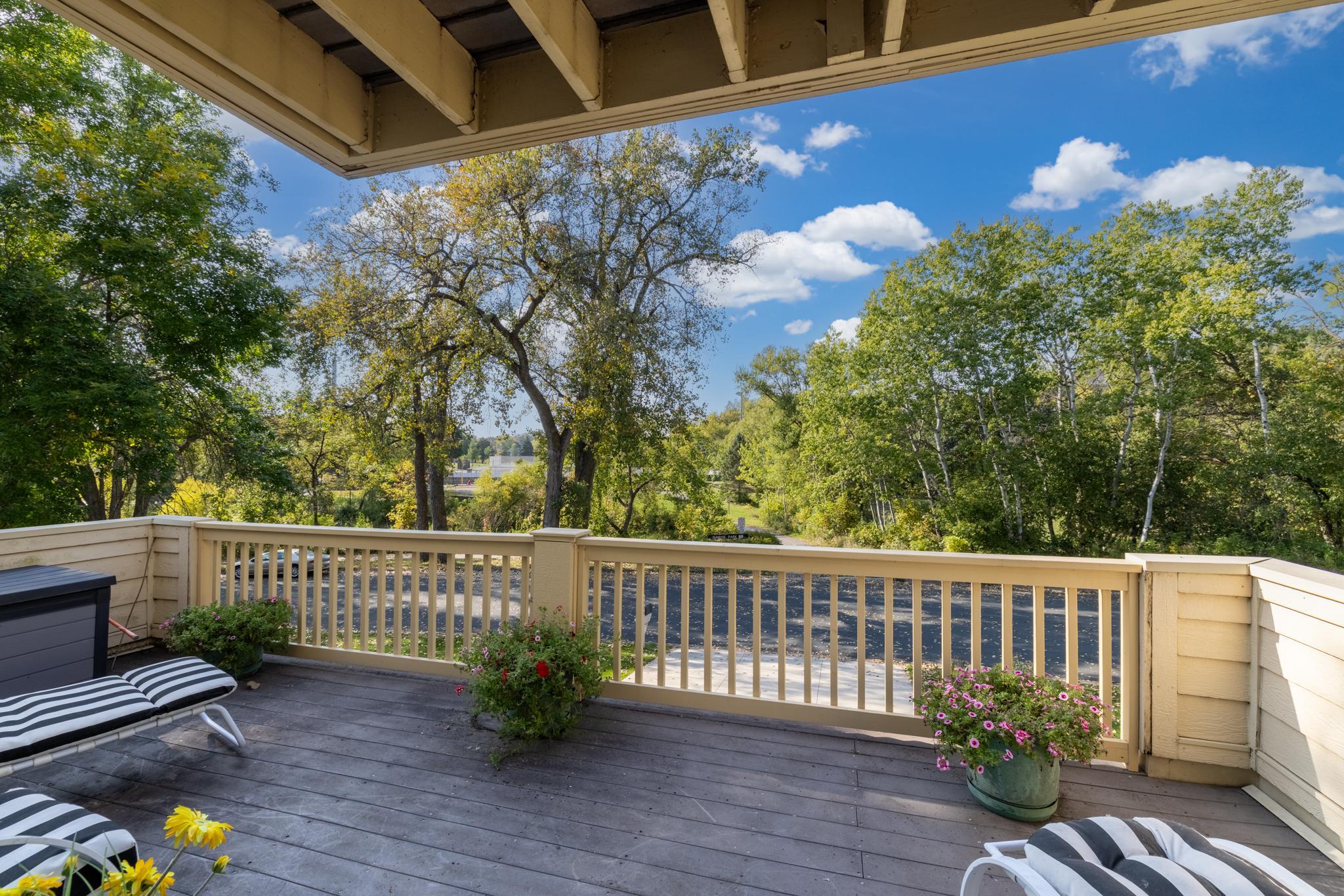 Deck off living room