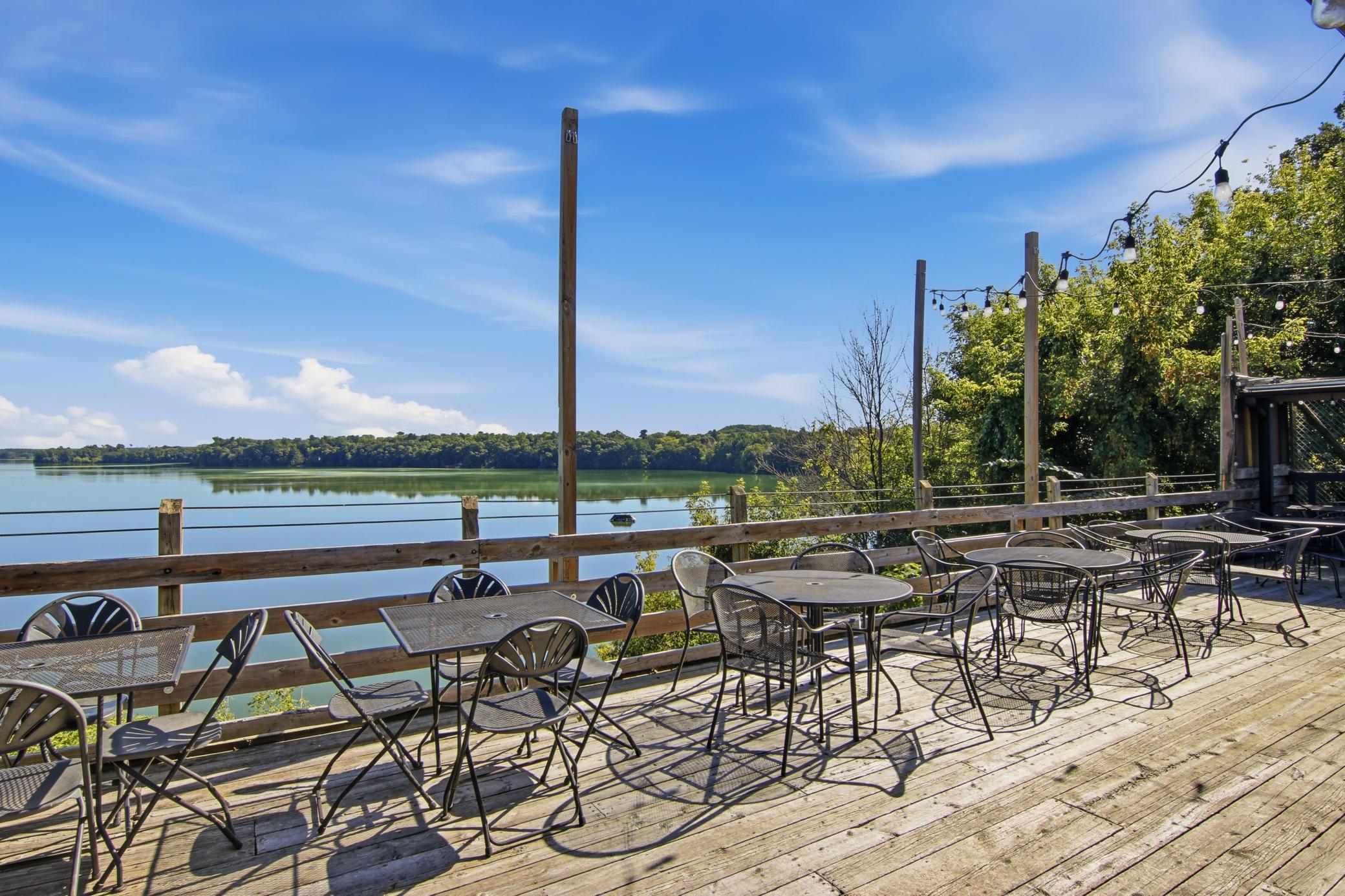 View Of Lake Menomin From Deck/Dining Area!