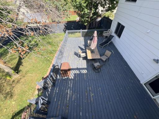 Lower level deck