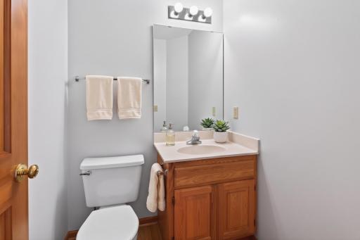 Main Floor Half Bathroom - Virtually Staged