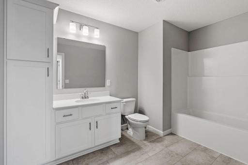 Photo shows the same floor plan but not the actual home. Variations will occur. Photos of actual home will be uploaded when home has been completed and cleaned.