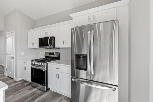Photo shows the same floor plan but not the actual home. Variations will occur. Photos of actual home will be uploaded when home has been completed and cleaned.