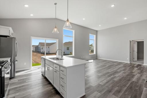 Photo shows the same floor plan but not the actual home. Variations will occur. Photos of actual home will be uploaded when home has been completed and cleaned.