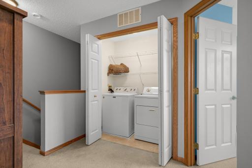 Convenient upper-level Laundry keeps all 3 Bedrooms and the Laundry on the same floor.