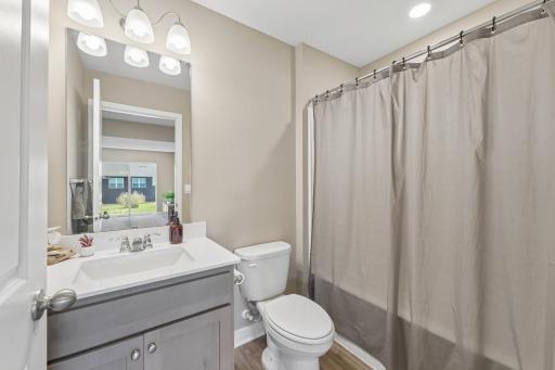 Lower level bath