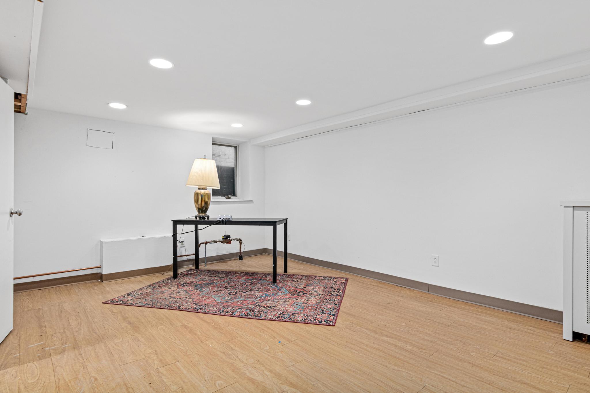 Lower level finished bedroom/office
