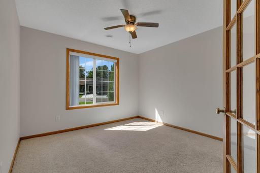 French doors and tons of natural light