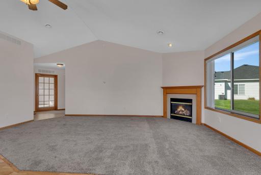 Just beyond the family room is a fantastic flex room making it a great option for a den, office or 3rd Bedroom