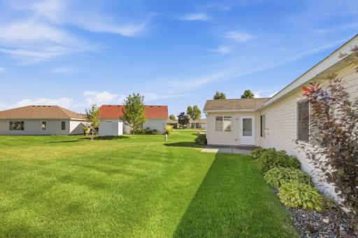 Enjoy a spacious yard while relishing in the perks of the HOA caring for lawn and sprinkling and the Minnesota winter snow removal