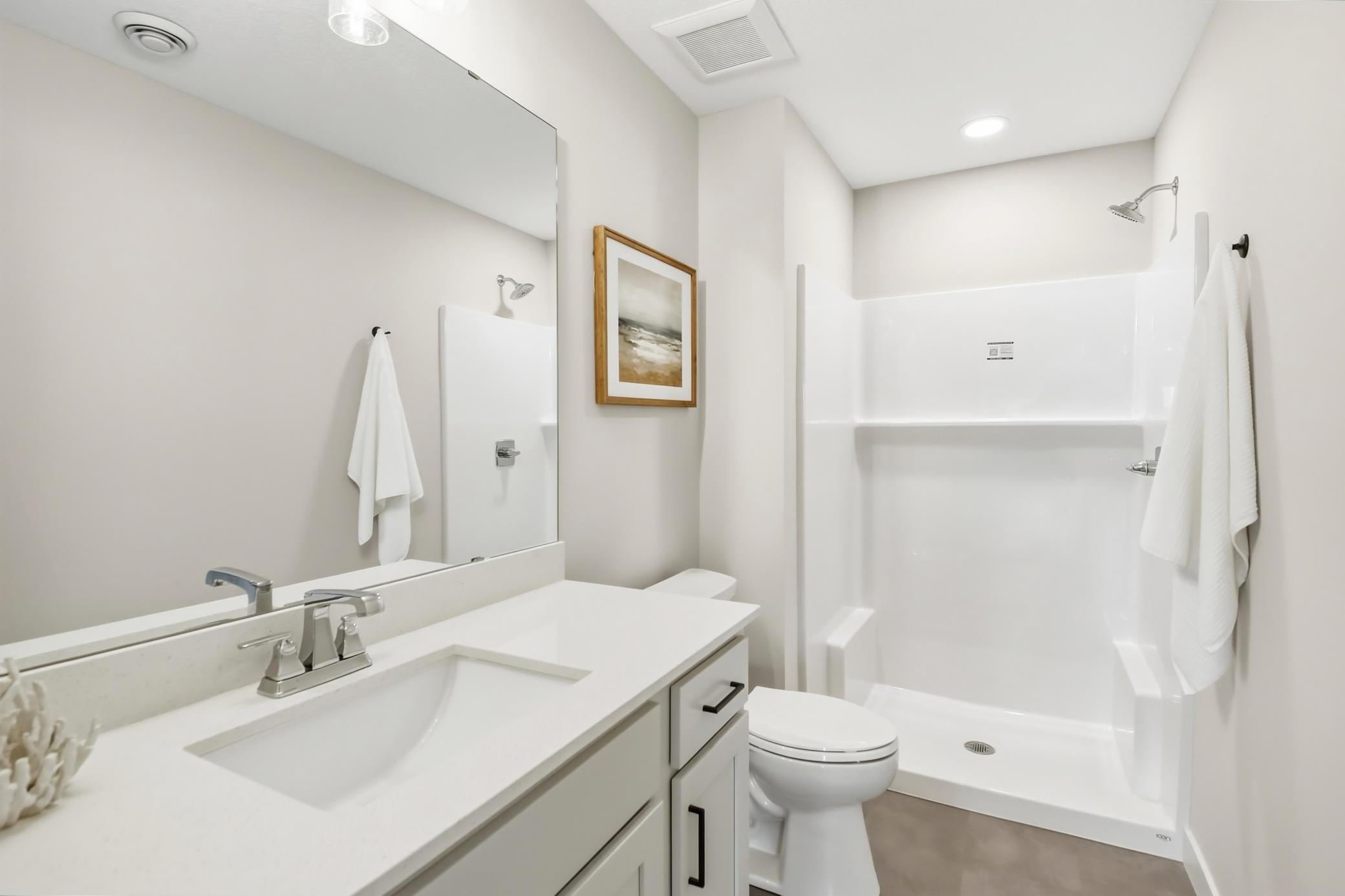 3/4 Basement Bathroom