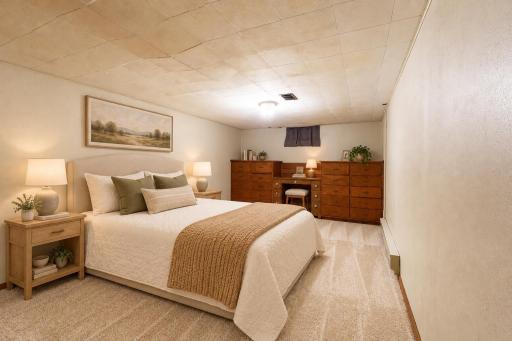 Virtually staged; furnishings and decor digitally added.