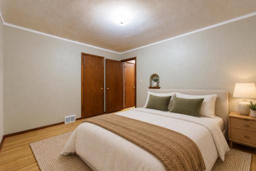 Virtually staged; furnishings and decor digitally added.